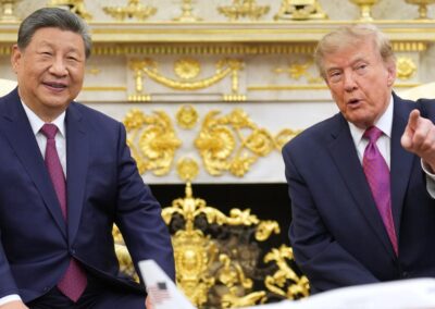 Trump welcomes Xi to White House for talks on AI, trade