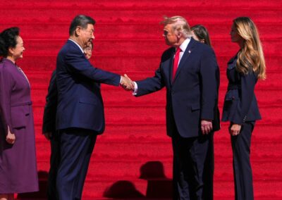 Trump, Xi wrap up summit with tea and US archives tour