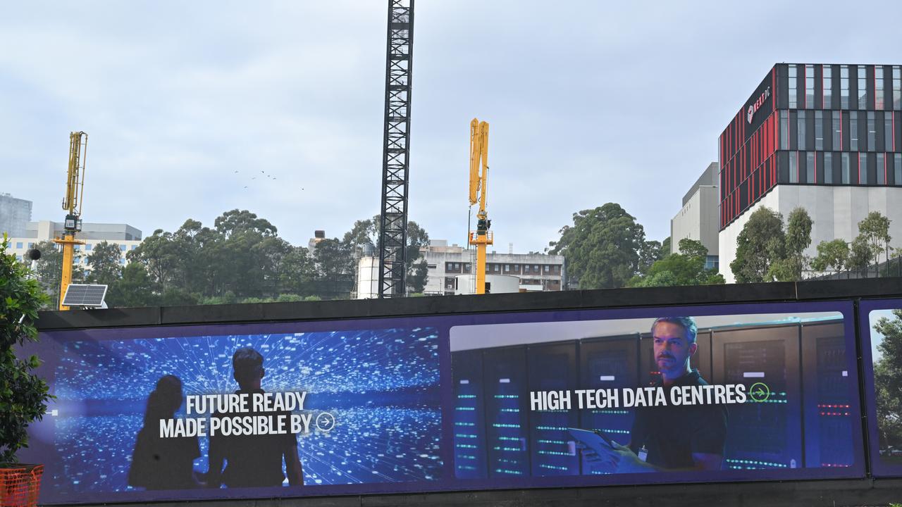 A data centre construction site in the Sydney (file image)