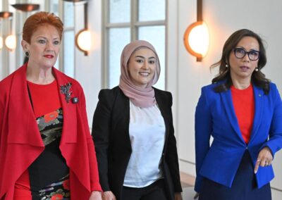 Pauline Hanson, Muslim senator join forces for staffing