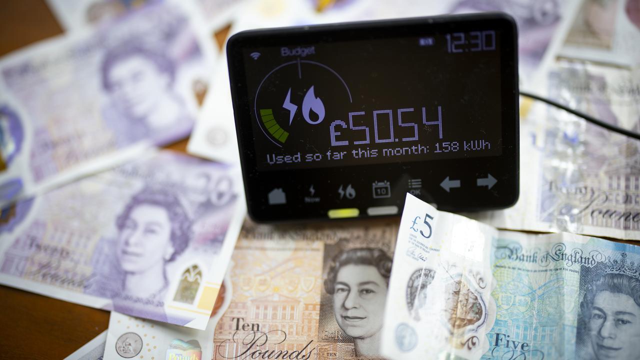 A smart energy meter in a home in London
