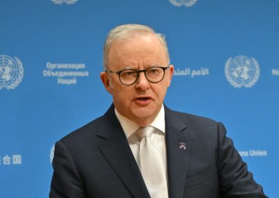 ‘Match their bravery’: PM pushes climate action at UN