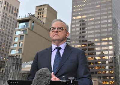 ‘Wait and see’: PM unfazed by Trump call to let AI rip