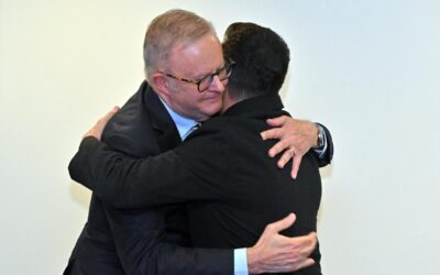 ‘My friend’: Albanese emotional as he praises Zelenskiy