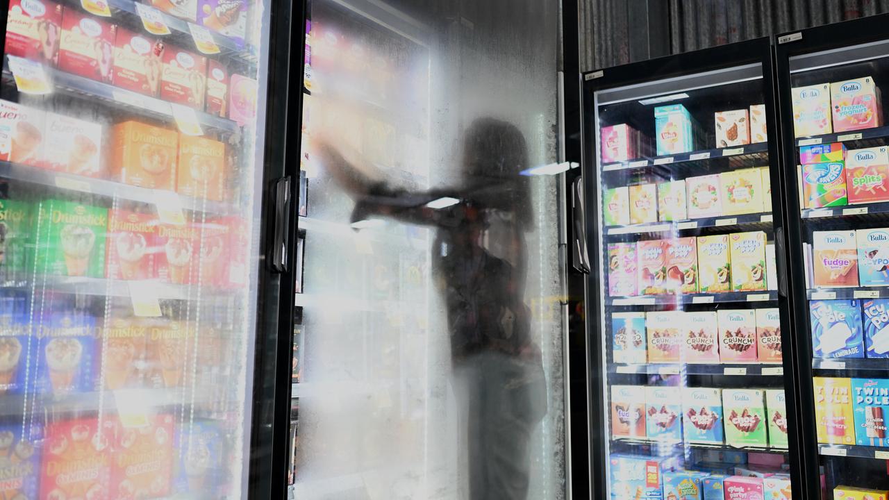 A shopper is seen at a supermarket (file image)