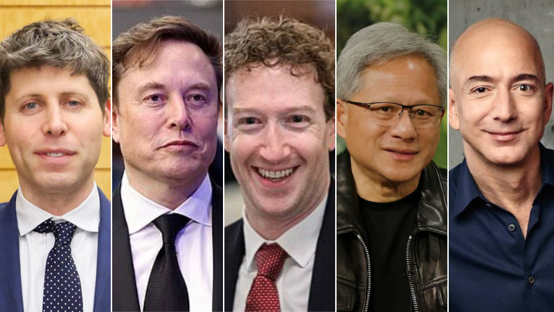 Altman-Musk-Zuckerberg-Huang-Bezos