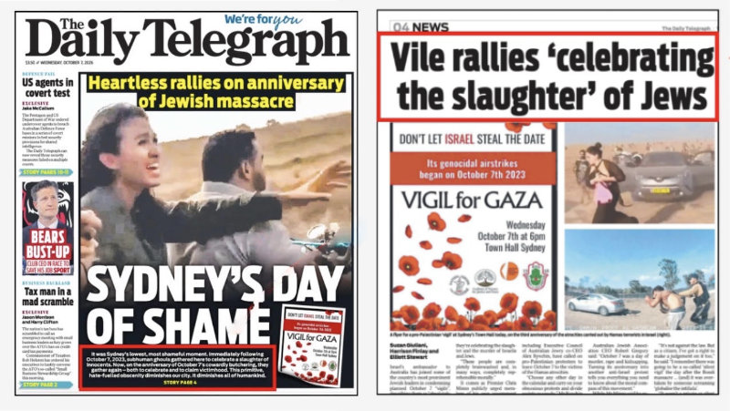 Daily Telegraph on vigil