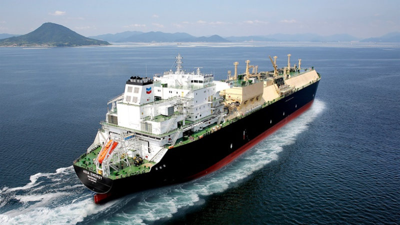 Gas leaving australia