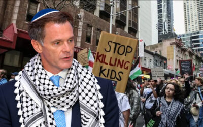 Chris Minns’ fashion police. Being Palestinian is now a public order offence
