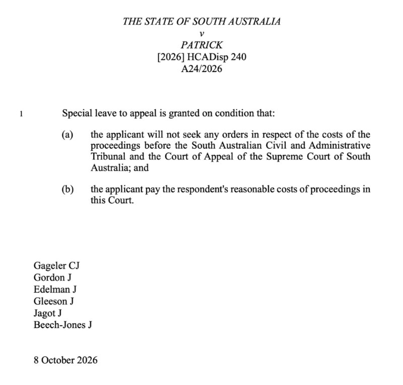SA High Court appeals grant