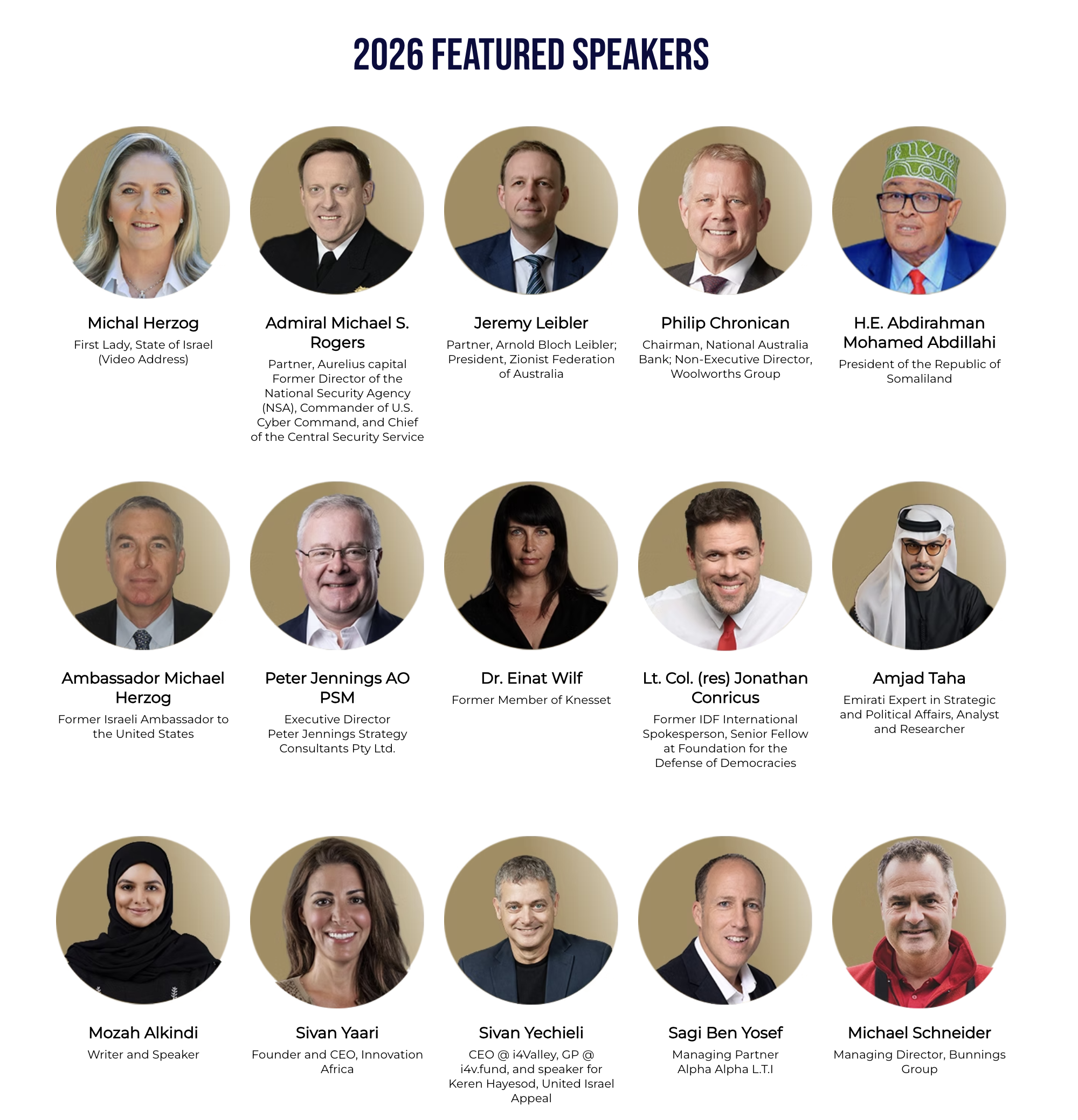 Jerusalem Post conference flyer