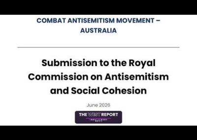 Israelis mislead Royal Commission | The West Report