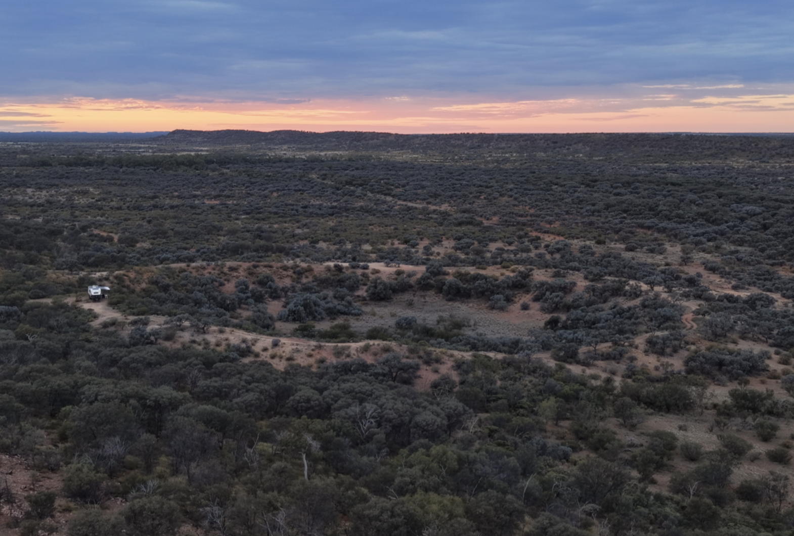 Office Setup at Boxhole Crater, NT