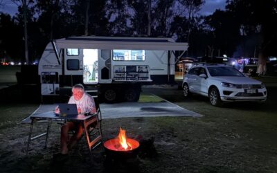 Rex Patrick on the road. One year ‘working from roam’