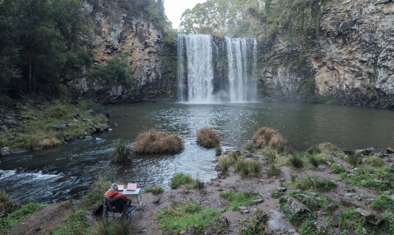 Office outlook at Dangar Falls near Dorrigo, NSW