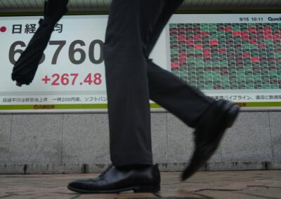 Stocks upbeat, dollar wobbles as Fed hike bets recede