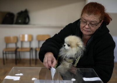 Presidential race in Bulgaria heads to runoff vote