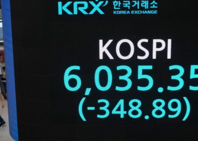 World stocks dip, bonds rise as AI worries hit chips