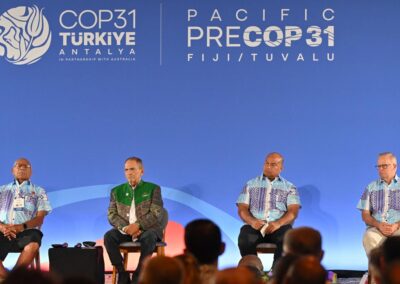 Rising sea levels attract modest attendance at pre-COP