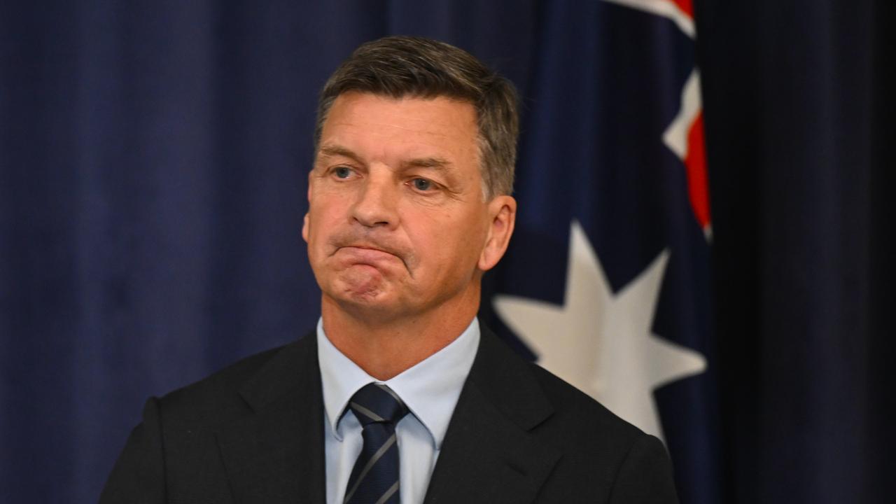Opposition Leader Angus Taylor