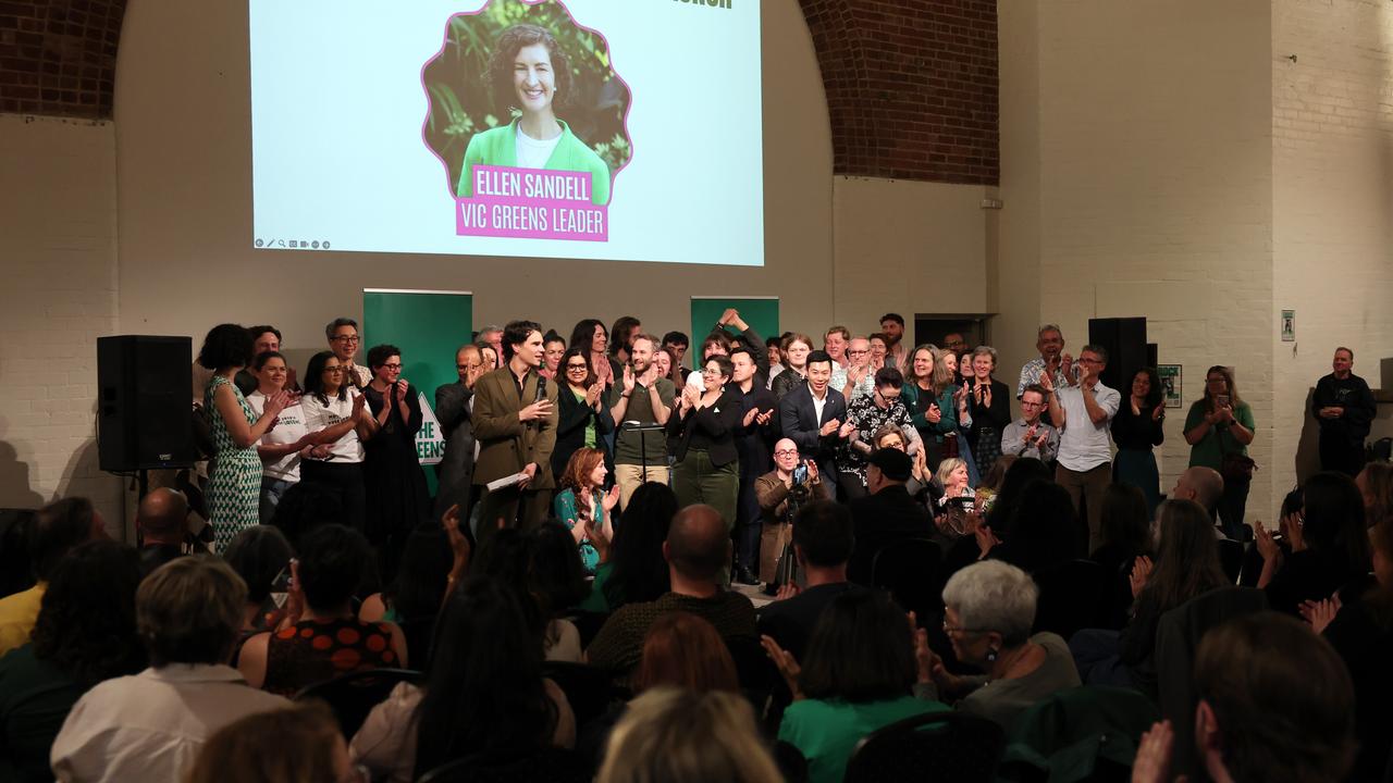 Victorian Greens campaign launch in Melbourne