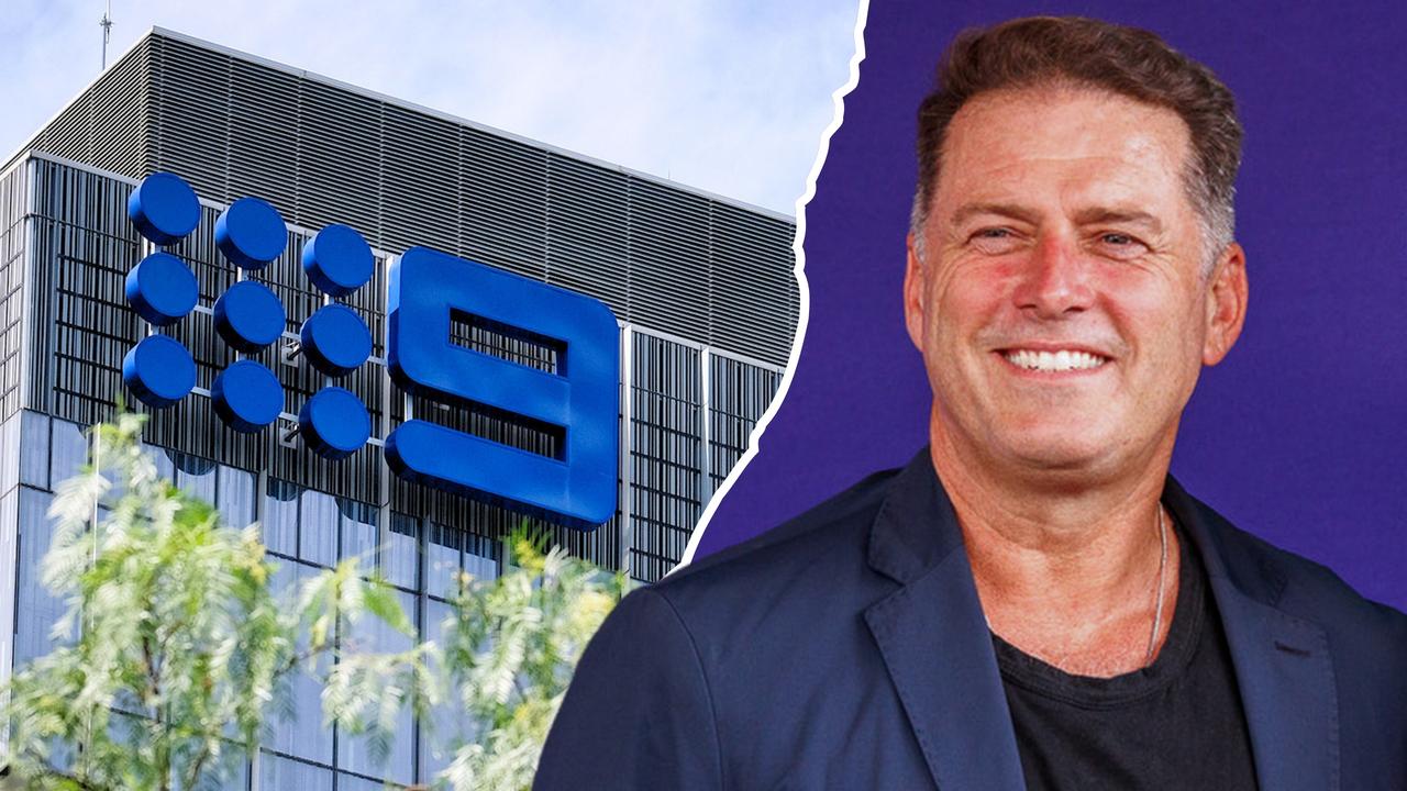 The Nine logo and Karl Stefanovic (file images)