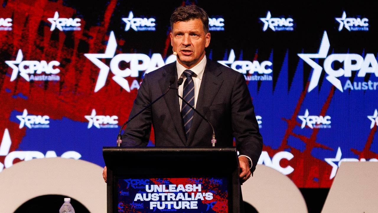 Opposition Leader Angus Taylor