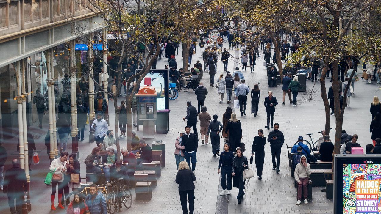People in the CBD