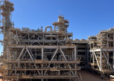 Greenhouse gas plume at massive Aussie gas plant