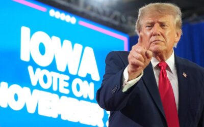 ‘Pretend I’m on the ballot’, Trump tells Iowa voters