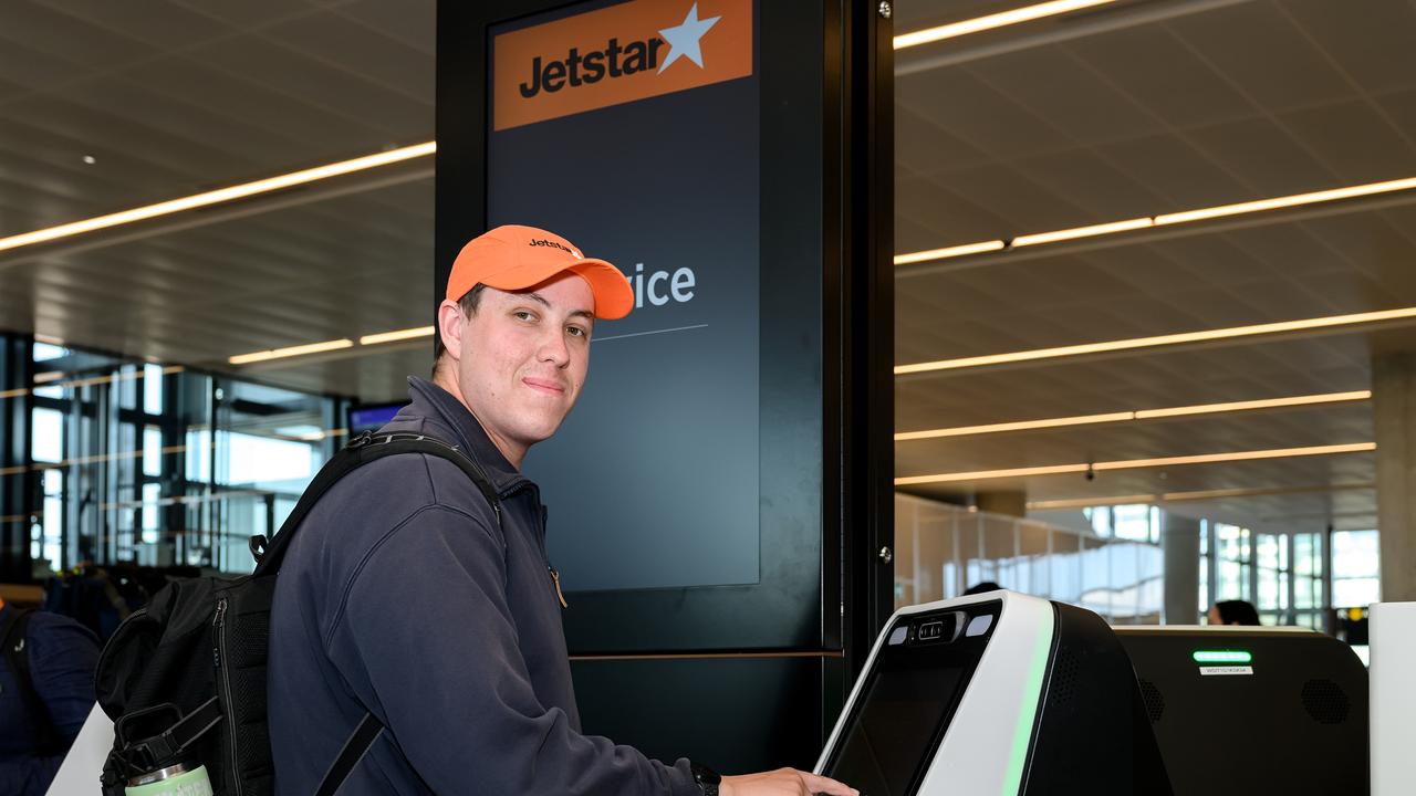 Jack Coffey  checks in at Western Sydney International Airport