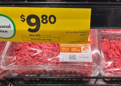 Aussies chow down on mince as high cost of living bites