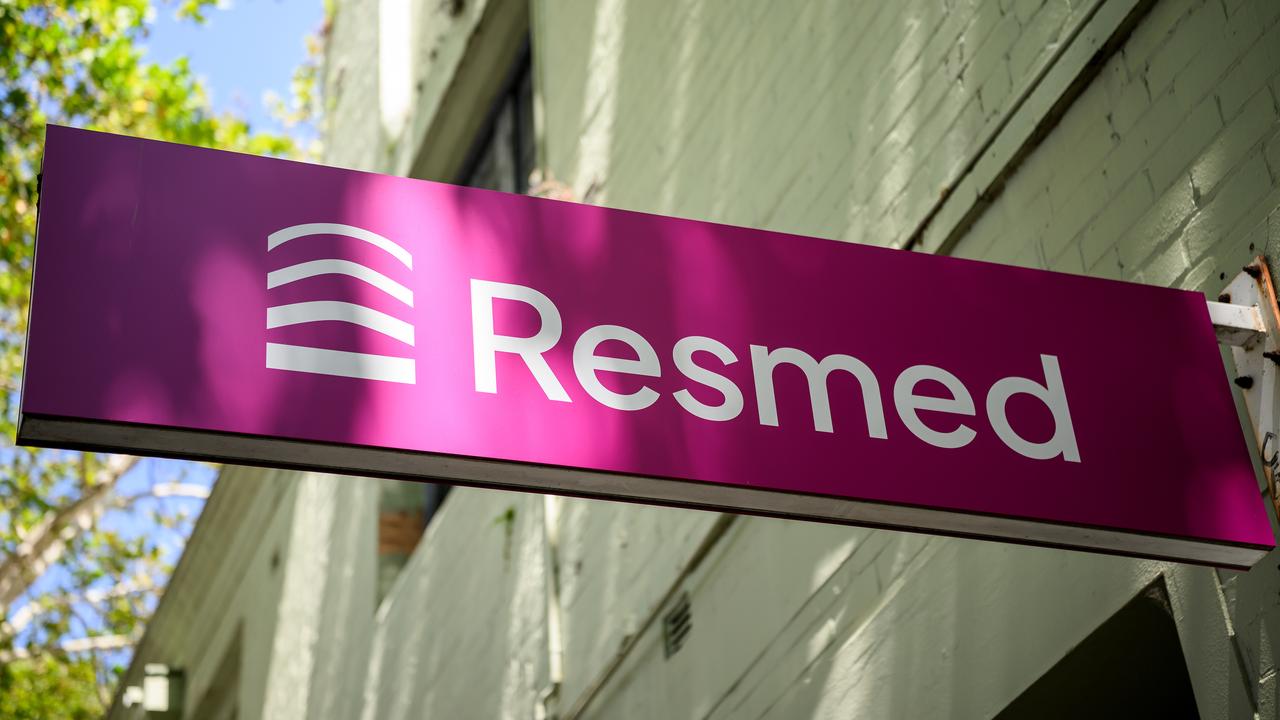Signage at a ResMed clinic (file image)