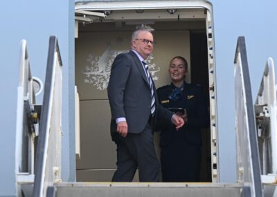 Jetsetting PM jettisons turbulence, hopes for reset
